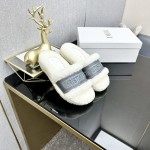 Dior Autumn/Winter New Wool Slippers