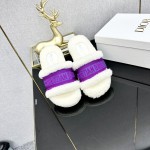 Dior Autumn/Winter New Wool Slippers