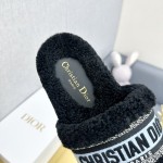 Dior Autumn/Winter New Wool Slippers