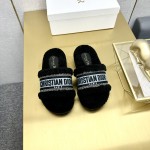 Dior Autumn/Winter New Wool Slippers