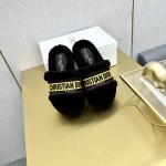 Dior Autumn/Winter New Wool Slippers