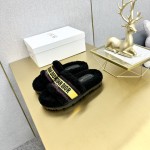 Dior Autumn/Winter New Wool Slippers