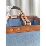 FENDI Peekaboo X-Tote handbag embroidered Tote model number: 1819