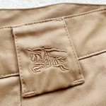 Prada equestrian knight logo embroidered cotton work shorts