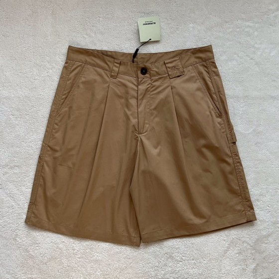 Prada equestrian knight logo embroidered cotton work shorts