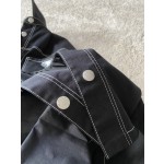 Prada Iron Brand Elastic Cotton Shirt Top Coat