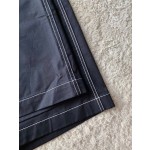Prada Iron Brand Elastic Cotton Shorts