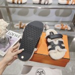 Hermes full leather wool style flat bottomed wool mop