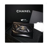 CHANEL Classic Wandering Bag Series Fetal Cowhide Colored Card Bag wallet 84386