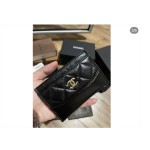 CHANEL Classic Wandering Bag Series Fetal Cowhide Colored Card Bag wallet 84386