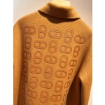 Hermes cashmere coat in black, white, and coffee (consult customer service to confirm the size before placing a custom order)