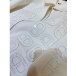 Hermes cashmere coat in black, white, and coffee (consult customer service to confirm the size before placing a custom order)