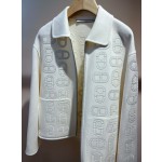 Hermes cashmere coat in black, white, and coffee (consult customer service to confirm the size before placing a custom order)