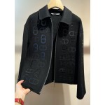 Hermes cashmere coat in black, white, and coffee (consult customer service to confirm the size before placing a custom order)