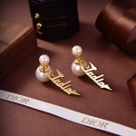 Dior stud earrings