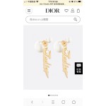 Dior stud earrings