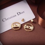 Dior letter earrings