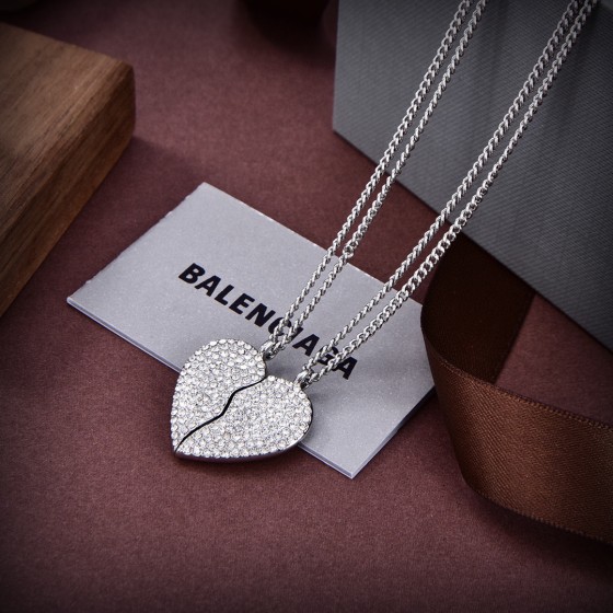 Balenciaga Love Diamond 2-in-1 Necklace