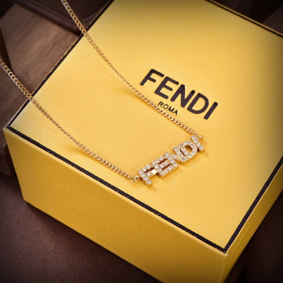 FENDI logo necklace