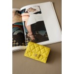 𝐂𝐇𝐀𝐍𝐄𝐋 Cf Classic Small Ball Pattern Zero Wallet Small Card Bag Back Small Insert Pocket Style