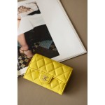 𝐂𝐇𝐀𝐍𝐄𝐋 Cf Classic Small Ball Pattern Zero Wallet Small Card Bag Back Small Insert Pocket Style