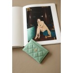 𝐂𝐇𝐀𝐍𝐄𝐋 Classic One Piece Small Card Bag HAAS Cowhide Ball Pattern