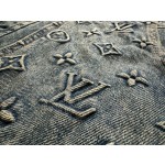 Louis Vuitton 3D embossed denim jacket
