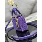 Dior Lady Mini Embroidery Colorful Bead Diamond Model: S0856