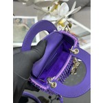 Dior Lady Mini Embroidery Colorful Bead Diamond Model: S0856