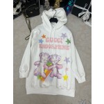 GUCCI French Dopamine Painted Little Bear Letter Printed Hoodie