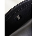 CHANEL 23C Beaded Light Yellow CF Sequin Bag Model AS3965