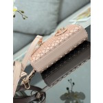 Dior 22 horizontal embroidery half pearl rose gold model: M0613