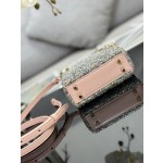 Dior Lady Mini Embroidery Colorful Bead Diamond Model: S0856