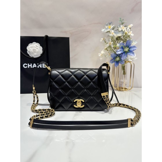 CHANEL Postman Square Fat/Handle Mini