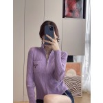 Prada zippered cardigan