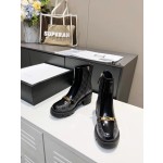 Gucci Vintage British Front Metal Logo Decorative Boots