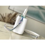 𝐋𝐎𝐔𝐈𝐒𝐕𝐔𝐈𝐓𝐓𝐎𝐍 M22606 White Colorful Gold Buckle Mini Capsines BB Handbag