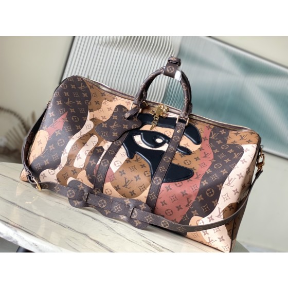 𝐋𝐎𝐔𝐈𝐒𝐕𝐔𝐈𝐓𝐓𝐎𝐍 M46677 This Keepall Bandouliere55 travel bag