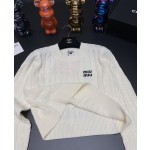 MIU MIU Crew Neck Top