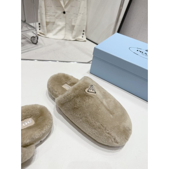 Prada Autumn/Winter Plush Slippers Collection