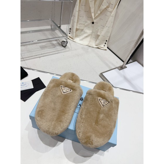 Prada Autumn/Winter Plush Slippers Collection