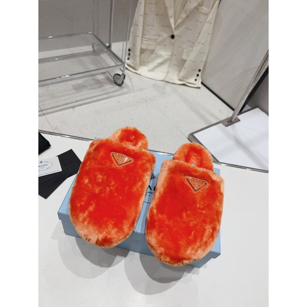 Prada Autumn/Winter Plush Slippers Collection