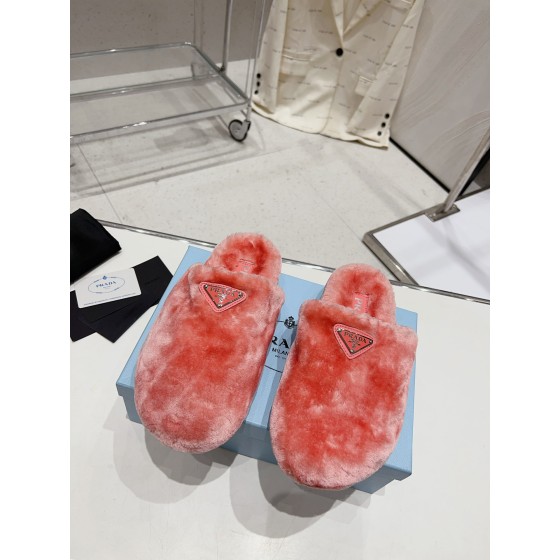 Prada Autumn/Winter Plush Slippers Collection