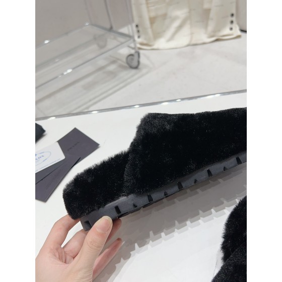 Prada Autumn/Winter Plush Slippers Collection