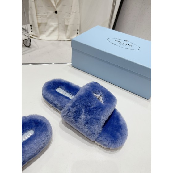 Prada Autumn/Winter Plush Slippers Collection
