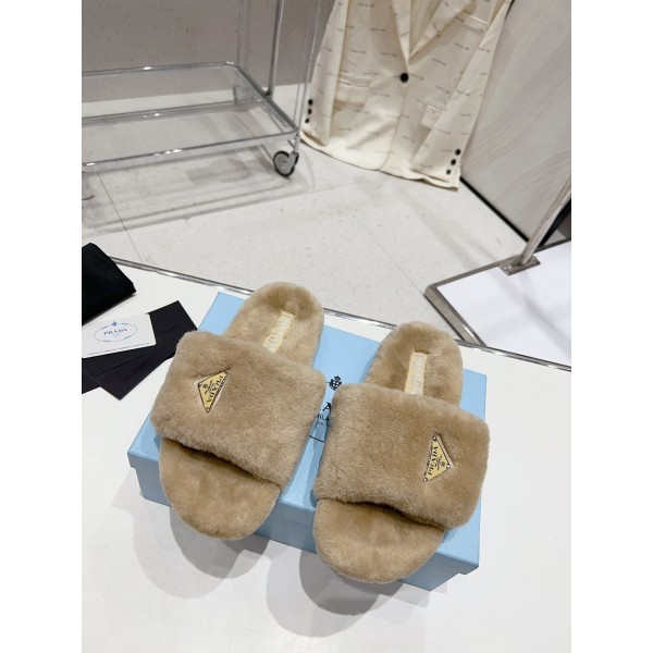 Prada Autumn/Winter Plush Slippers Collection