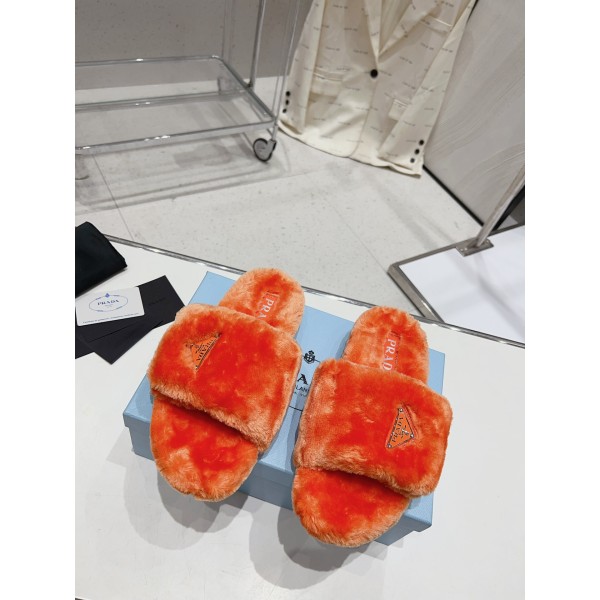 Prada Autumn/Winter Plush Slippers Collection