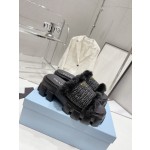 Prada Autumn/Winter Plush Slippers Collection