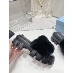 Prada Autumn/Winter Plush Slippers Collection