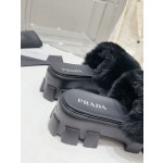 Prada Autumn/Winter Plush Slippers Collection